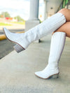 WILD AND FREE WESTERN BOOTS-WHITE