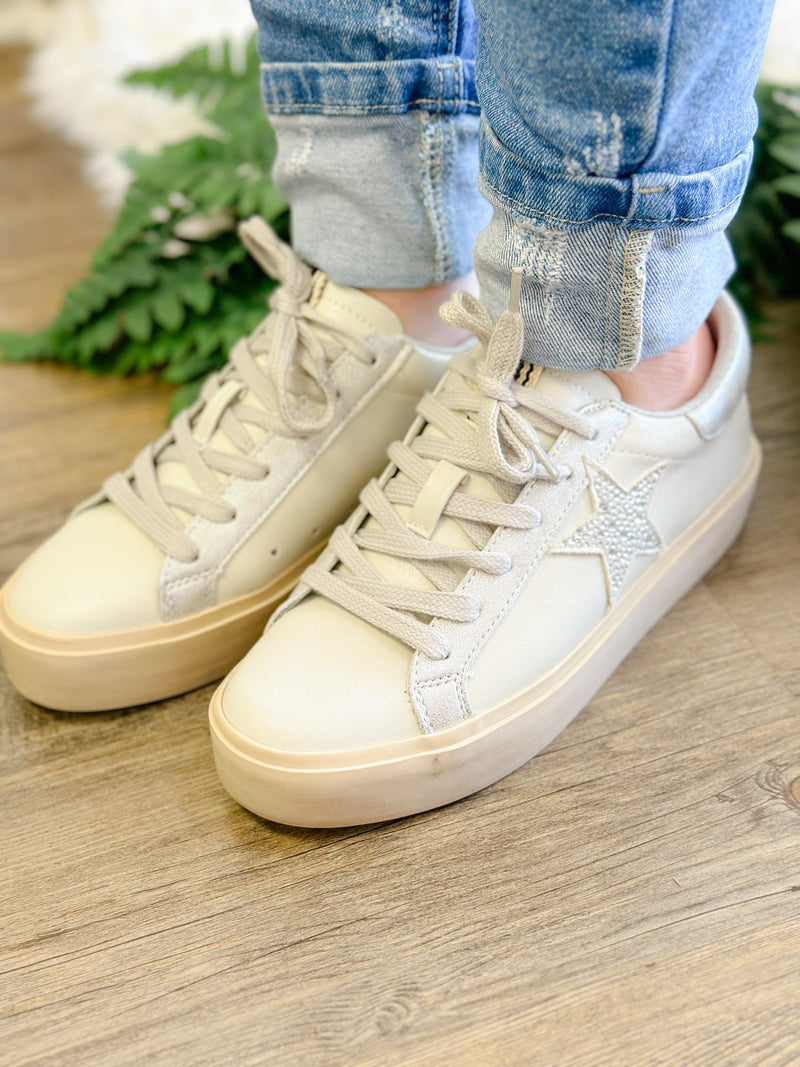 REESA SHUSHOP SNEAKER-WHITE/PEARL