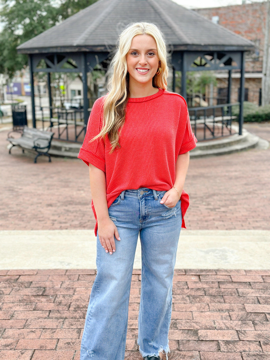 RAYLIN TOP-RED