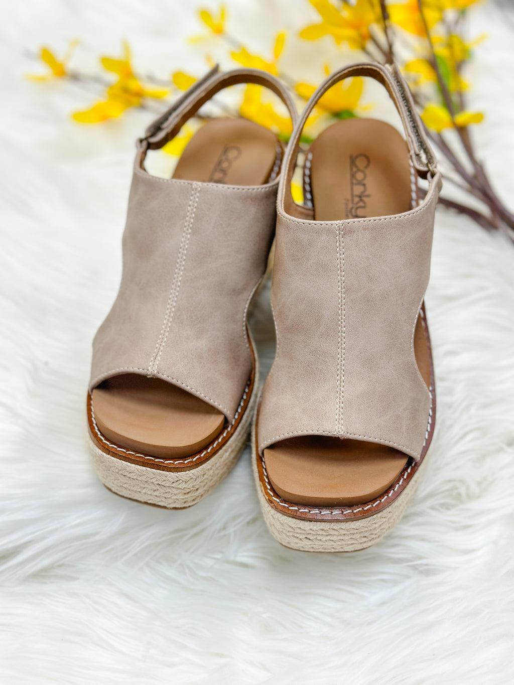 FRANCIE ESPADRILLE WEDGE-TAUPE