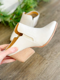 ON YOUR TOES BOOTIE- IVORY