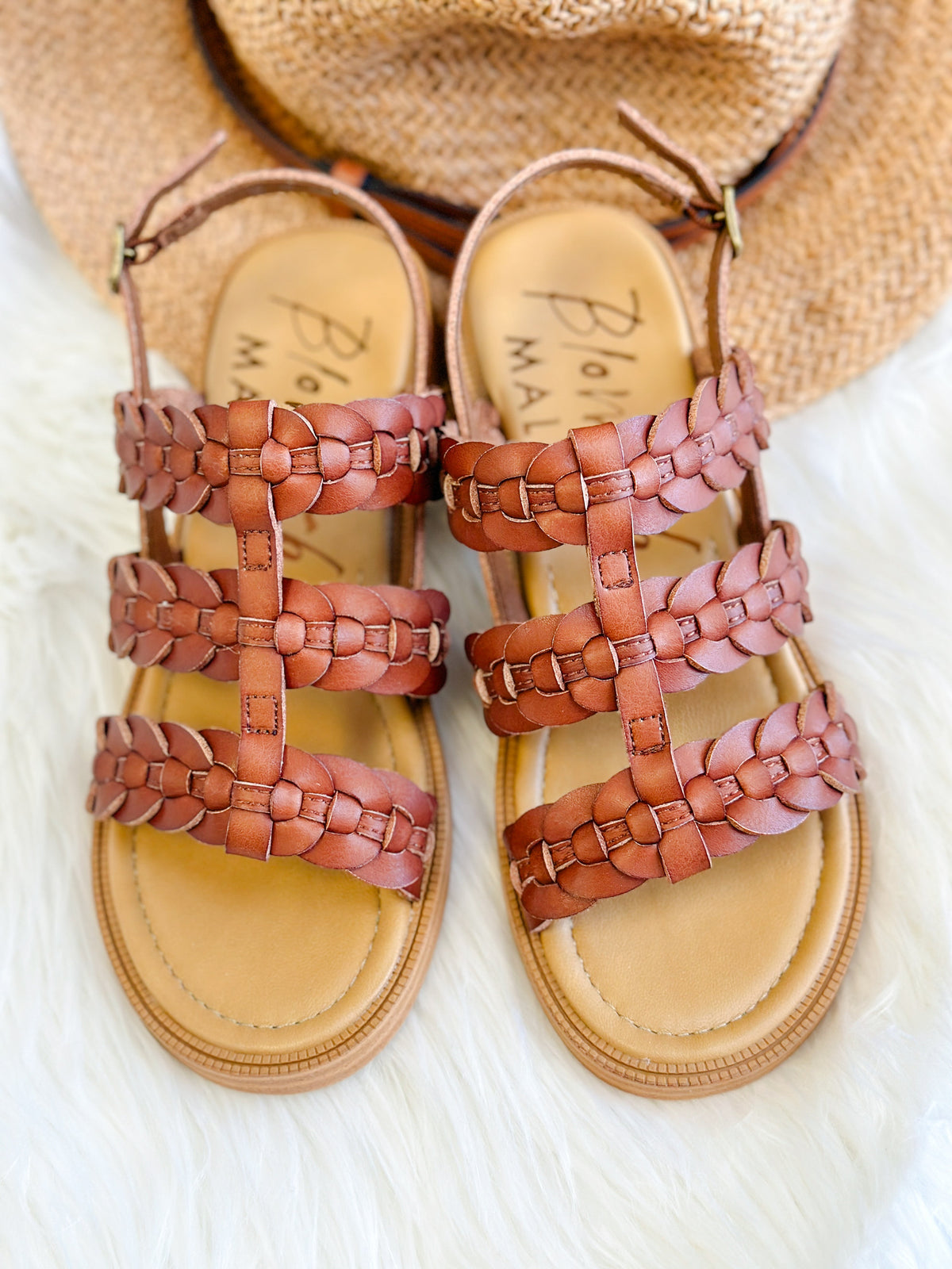 SHOW SOME LUV BLOWFISH SANDAL-HENNA