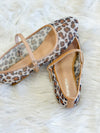 ROSA MESH MARY JANE FLAT-LEOPARD PRINT