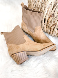 CRACKER JACK SUEDE BOOT-CAMEL