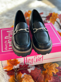 ESPRESSO LOAFERS-BLACK