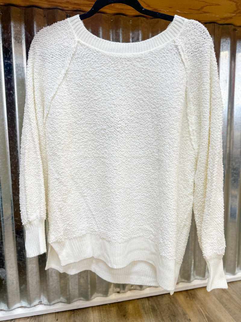 BIBI PULLOVER TOP-CREAM