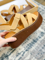 LORA STRAPPY WEDGE SANDAL-NUDE