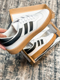 SAMBO SNEAKERS-WHITE/BLACK