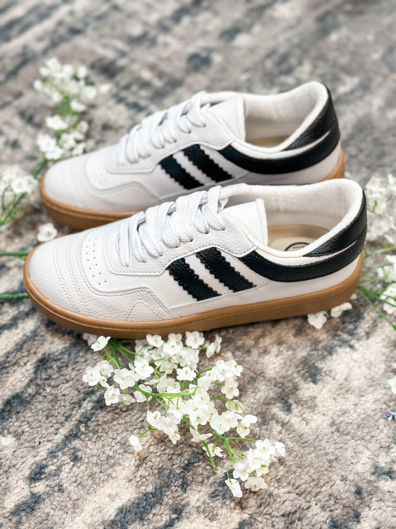 SAMBO SNEAKERS-WHITE/BLACK