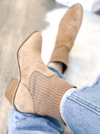 CRACKER JACK SUEDE BOOT-CAMEL