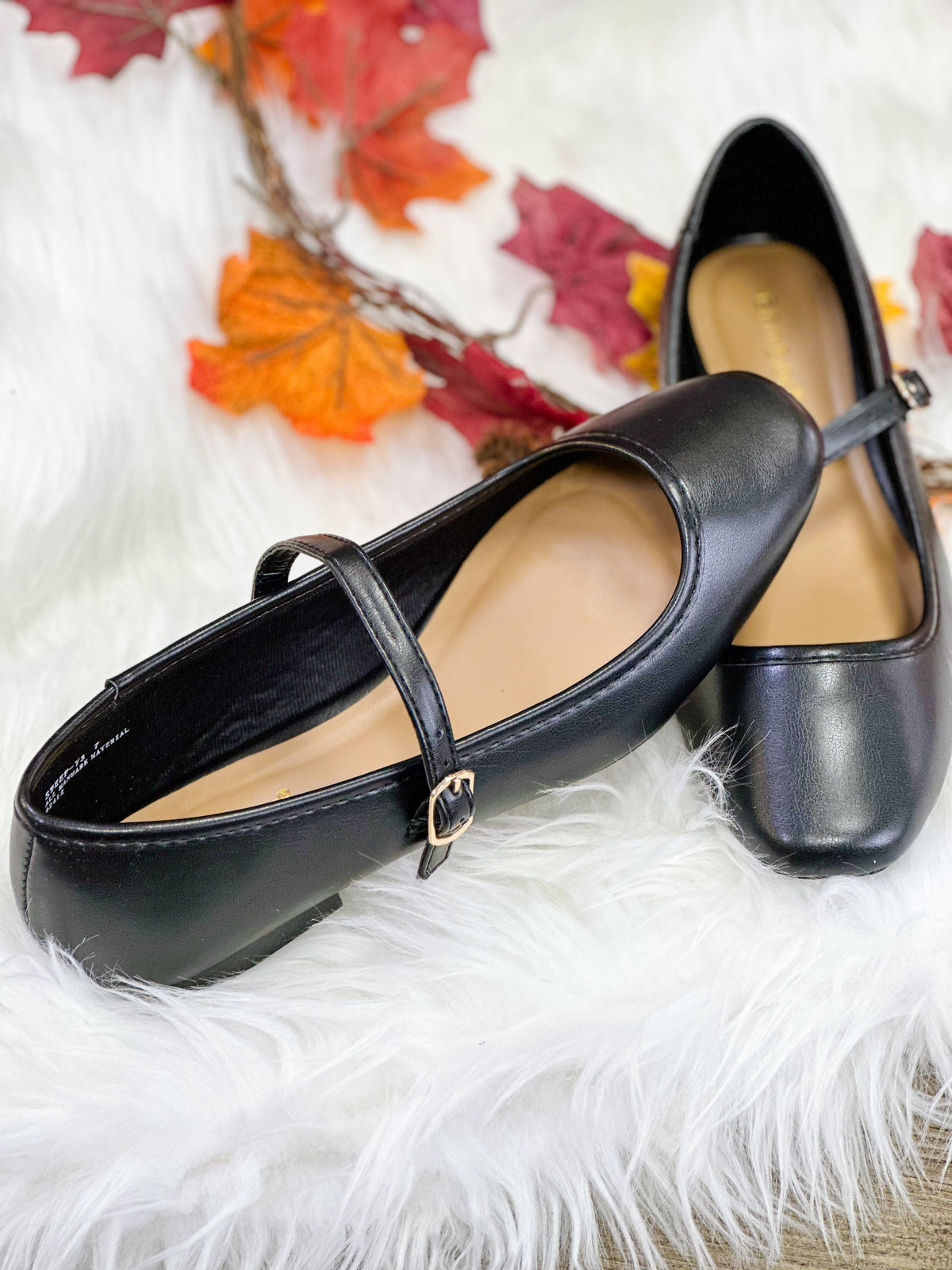 SWAYZE MARY JANE BALLET FLAT -BLACK