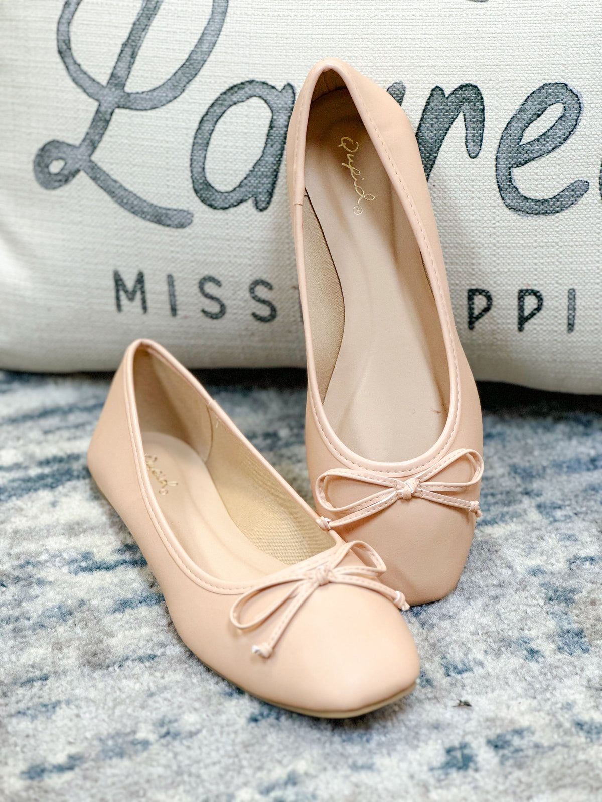 SLIP ON BALLET FLAT-NUDE