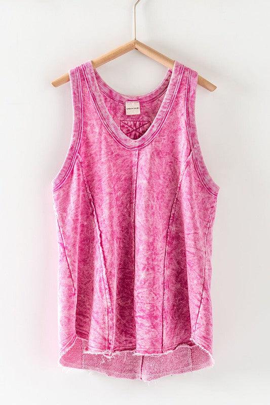 MARISSA RACERBACK TANK TOP-PINK