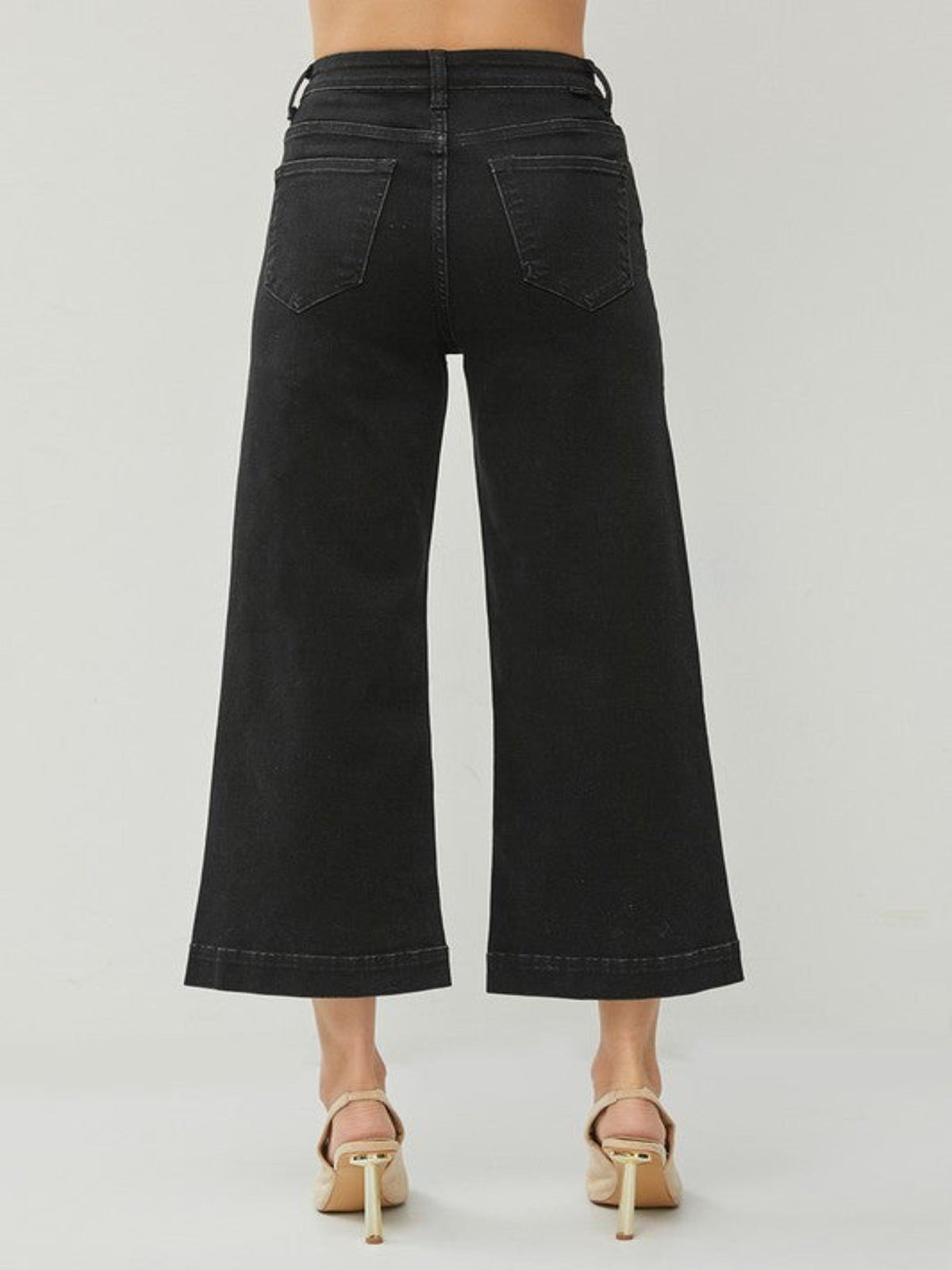 BRADY WIDE LEG JEANS-BLACK