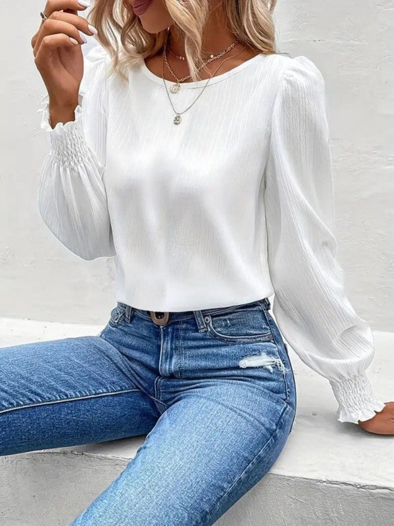 MOLLIE TOP-WHITE