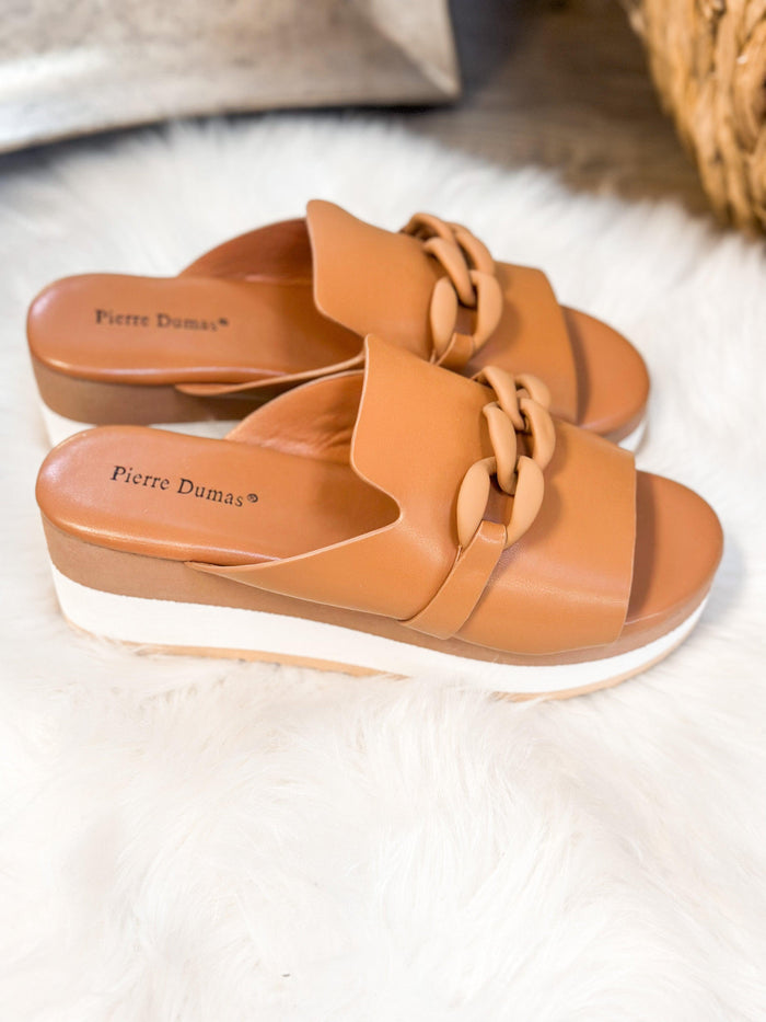 MATILDA PLATFORM SLIDE-TAN