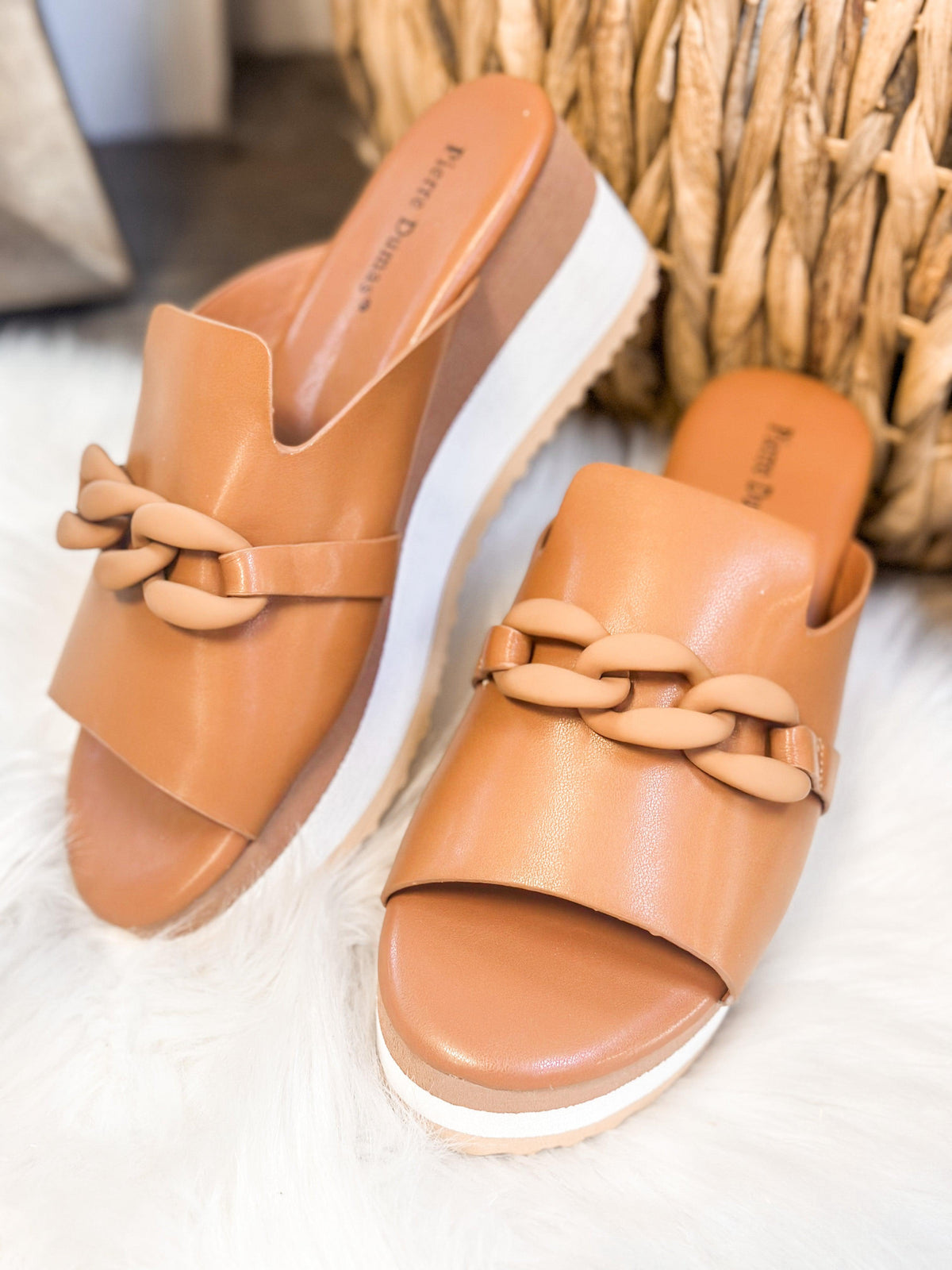 MATILDA PLATFORM SLIDE-TAN