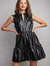 HERE FOR THE PARTY DRESS-BLACK