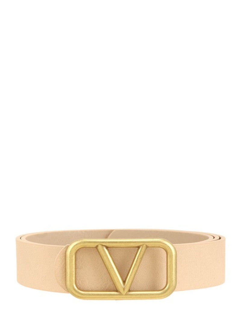 "V" BELT-LIGHT BEIGE