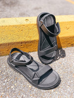 ALL ABOUT THE BASS SANDAL-BLACK-Funky Shoes Laurel