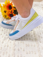 ARIANA SNEAKER-LIME-Funky Shoes Laurel