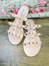 JELLY TIME SANDAL-NUDE-Funky Shoes Laurel