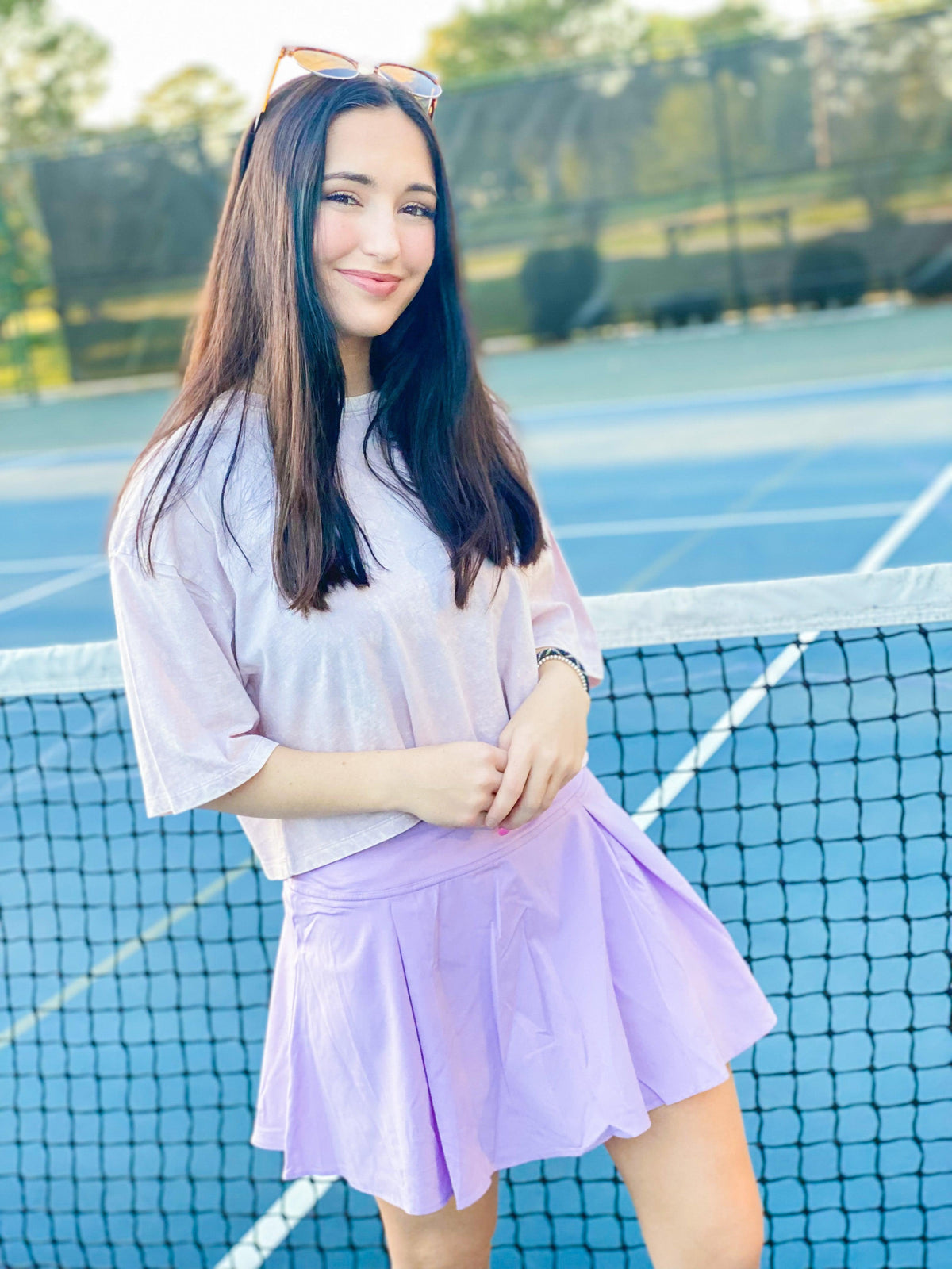 VOLLEY SKORT-LILAC