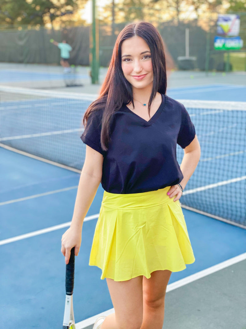 VOLLEY SKORT-LIME