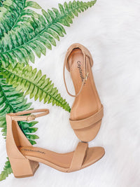 WEEKEND CHUNKY HEEL SANDAL-NUDE