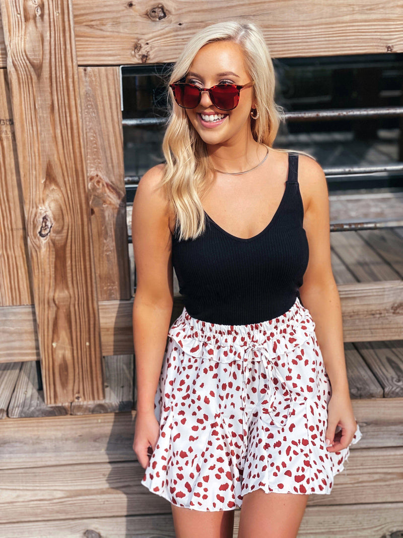 WEEKEND VIBES SKIRT-APRICOT-Funky Shoes Laurel