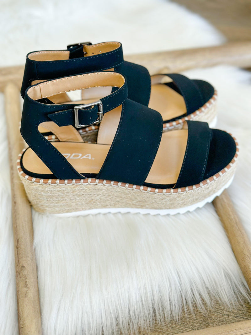 MARLO PLATFORM SANDAL-BLACK