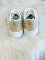 SIDE LINE BLOWFISH SNEAKER-WHITE/GOLD